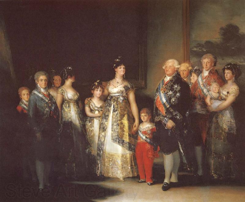 Francisco Goya Charles IV with his family Spain oil painting art